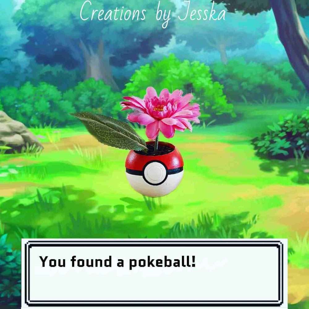Poke Ball Planter