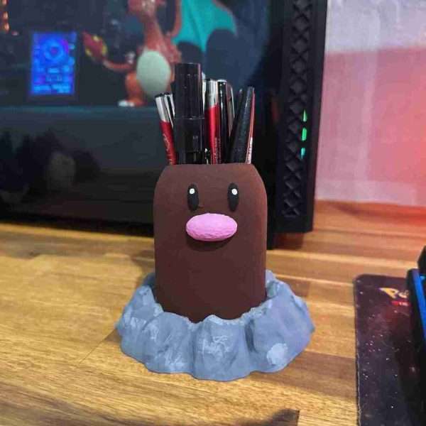 Diglett Pencil Holder