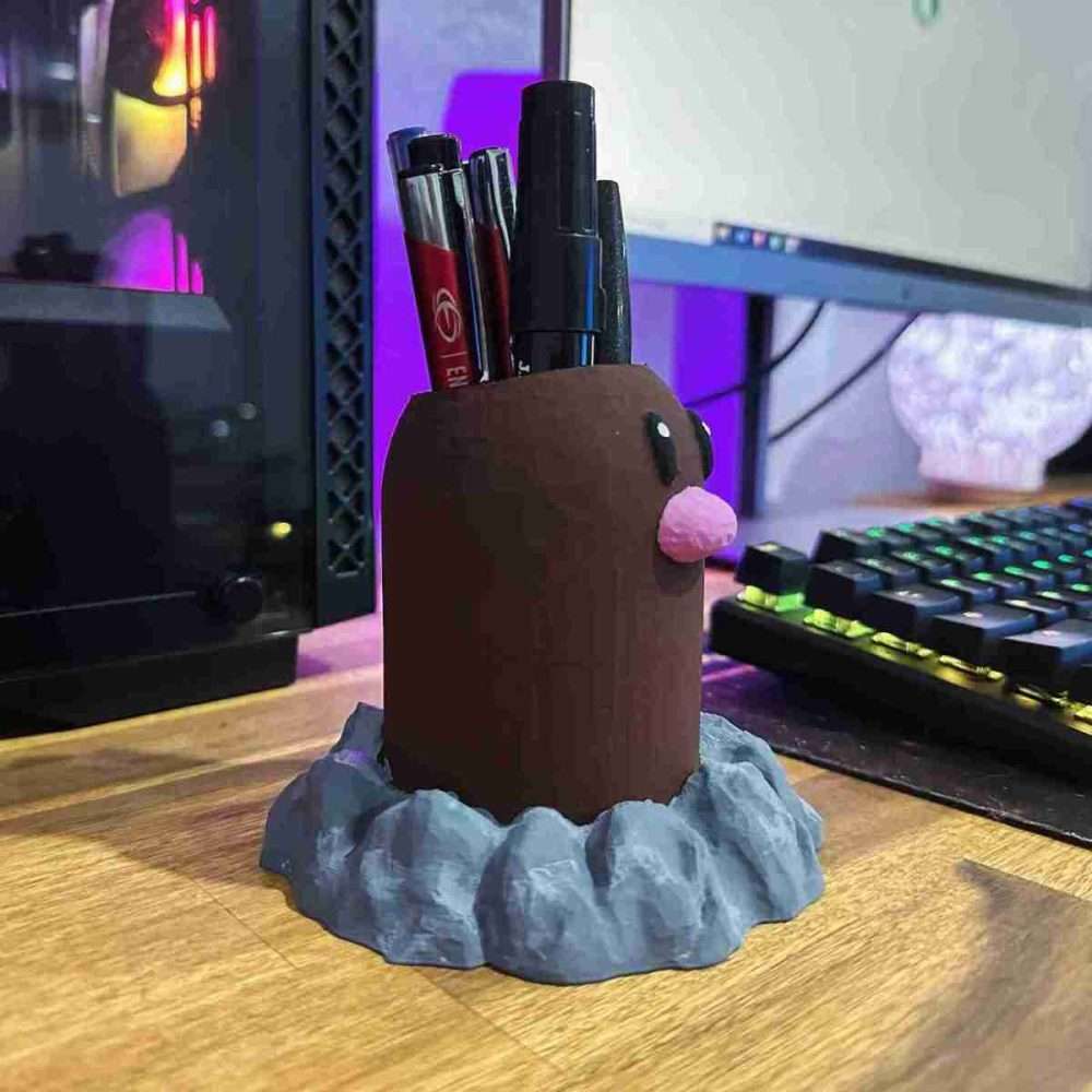 Diglett Pencil Holder
