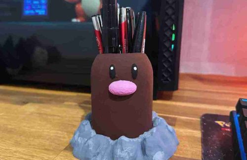 Diglett Pencil Holder